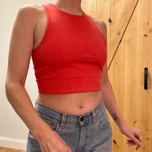 Red Girlfriend Collective Workout Top